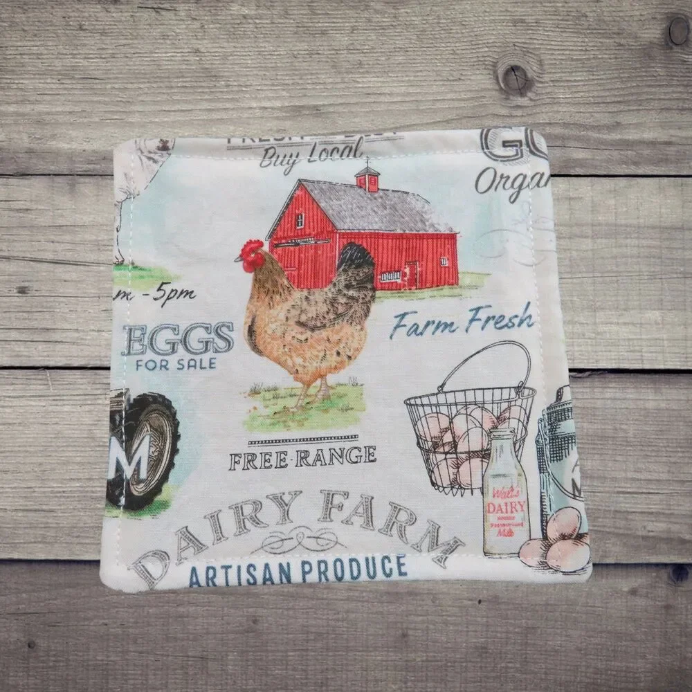 Jar Gripper, Handmade Jar Opener, Farm Chicken